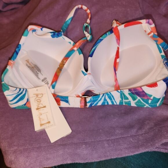 RAISINS Moonshadow UW Pushup Bikini Swim Top Size Small Floral Retail $42 - Picture 3 of 4